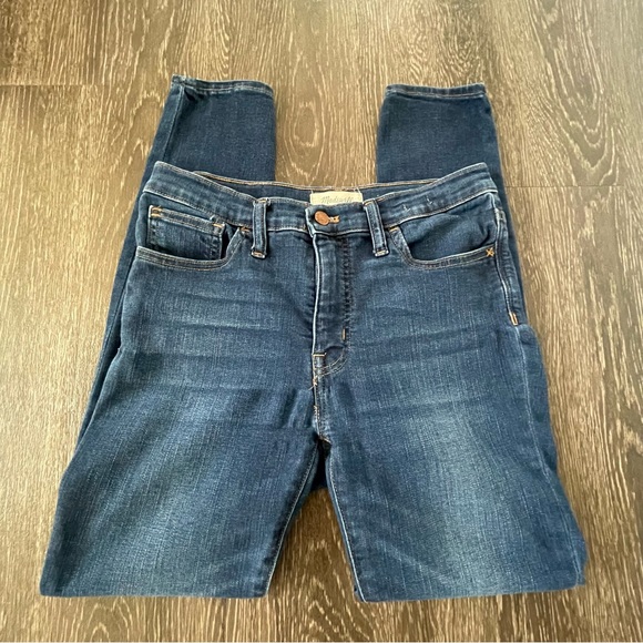 Madewell Mid-Rise Skinny Dark Wash Jeans Size 28 - Picture 8 of 16
